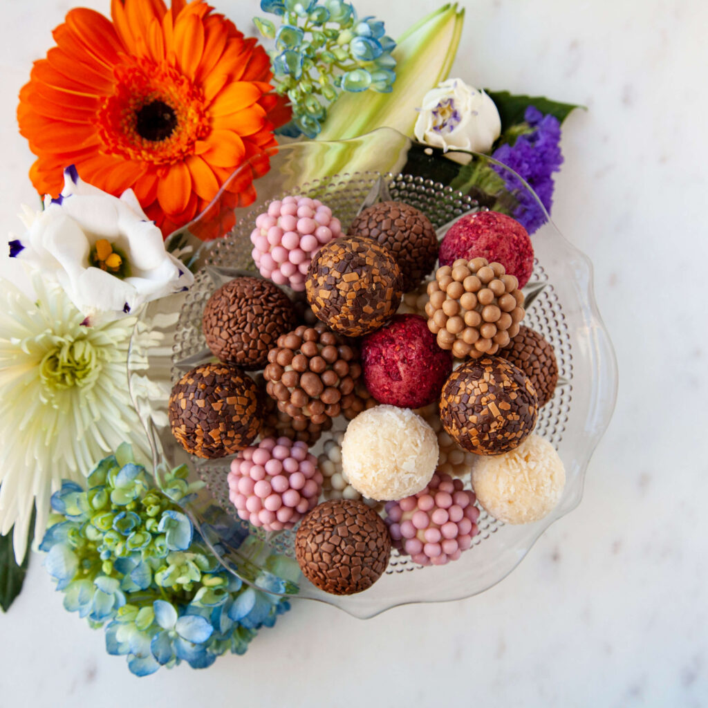 Portfolio image featuring delicious truffles, featured on Milk & Sugar's website